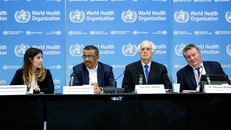 Cuộc họp báo của WHO tại trụ sở chính