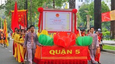 Lễ rước Bằng di sản văn hóa phi vật thể quốc gia.