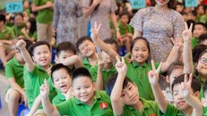 Học sinh trường Marie Curie, Hà Nội. (Ảnh minh hoạ)