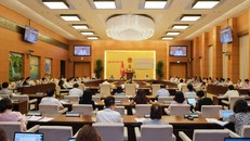 Toàn cảnh buổi làm việc.