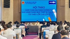 Tháng 10 sẽ ban hành danh mục thiết bị dạy học tối thiểu lớp 2, lớp 6