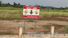 Khu vực ô nhiễm chất độc dioxin tại sân bay Biên Hòa. 