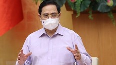 Thủ tướng Phạm Minh Chính phát biểu kết luận hội nghị.