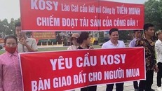 Hình ảnh khách hàng đòi quyền lợi tại dự án Kosy Mountain View Lào Cai