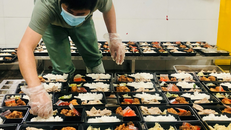 Mỗi khẩu phần ăn đều được tính toán đảm bảo năng lượng.