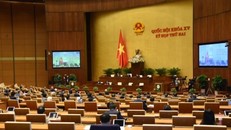 Sáng 24/10, Quốc hội họp phiên toàn thể tại Hội trường. 