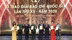 Lễ trao Giải Báo chí Quốc gia năm 2020: Tôn vinh những tác phẩm báo chí xuất sắc