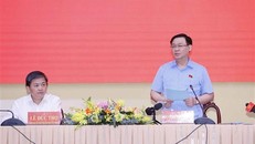 Chủ tịch Quốc hội Vương Đình Huệ làm việc với Tỉnh ủy Bến Tre