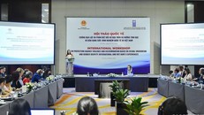 Quang cảnh buổi Hội thảo quốc tế.