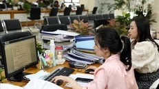 Hoạt động kế toán kiểm soát chi tại Kho bạc Nhà nước Hà Nội. (Ảnh minh họa)