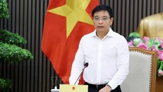Phó Thủ tướng Nguyễn Văn Thắng phát biểu tại cuộc họp. 