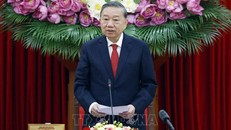 Tổng Bí thư, Chủ tịch nước Tô Lâm phát biểu chỉ đạo. 