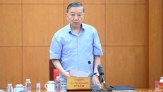 Tổng Bí thư, Chủ tịch nước Tô Lâm phát biểu tại cuộc làm việc.