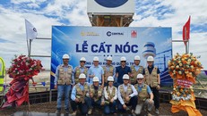 Lễ cất nóc Đài kiểm soát không lưu tại dự án Cảng hàng không Quảng Trị