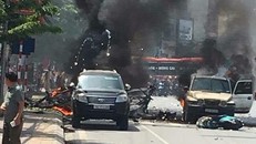 Hiện trường vụ nổ kinh hoàng