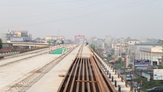 Dự án đường sắt đô thị Cát Linh-Hà Đông. (Ảnh: Doãn Đức/Vietnam+)