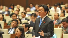 Bộ trưởng Tài nguyên và môi trường Trần Hồng Hà. Ảnh: Q.H