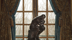 Bức tượng "Người suy tư" nổi tiếng của Auguste Rodin. Ảnh: Christie's.