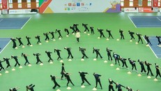 Tiết mục chuẩn bị cho Lễ khai mạc SEA Games 31. Ảnh: Suckhoedoisong.vn