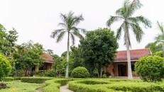 Khuôn viên rộng 2,4 ha của Làng trẻ em SOS Thanh Hóa. Ảnh: Thùy Dung.