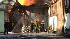 Hiện trường vụ cháy.