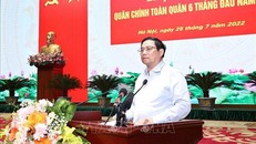 Thủ tướng Phạm Minh Chính phát biểu chỉ đạo hội nghị. Ảnh: TTXVN