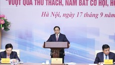 Thủ tướng Phạm Minh Chính phát biểu khai mạc hội nghị. Ảnh: TTXVN.