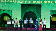 Trao Giải báo chí về phát triển văn hóa và xây dựng người Hà Nội thanh lịch, văn minh lần thứ V