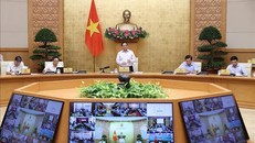 Thủ tướng Phạm Minh Chính chủ trì Hội nghị trực tuyến Chính phủ với địa phương và Phiên họp Chính phủ thường kỳ tháng 9 năm 2022. Ảnh: TTXVN.