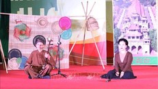 Một tiết mục đặc sắc do câu lạc bộ hát Xẩm huyện Kim Sơn biểu diễn.