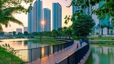 Những mảng rừng xanh vun đắp tâm hồn tại KĐT Ecopark