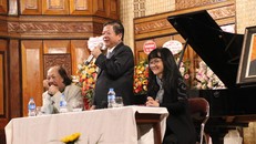 Nhạc sỹ Đỗ Hồng Quân phát biểu tại Hội thảo. Ảnh: Tiến Mạnh