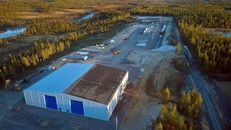 Sân bay vũ trụ Esrange. Ảnh: SSC