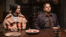 Leonardo DiCaprio (phải) và Lily Gladstone trong "Killers Of The Flower Moon". Ảnh: GQ