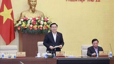 Bế mạc Phiên họp thứ 22 của Ủy ban Thường vụ Quốc hội