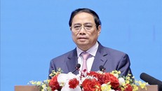 Thủ tướng Phạm Minh Chính kết luận hội nghị. Ảnh: Dương Giang