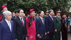 Chủ tịch nước Võ Văn Thưởng dâng hương Giỗ Tổ Hùng Vương năm 2023