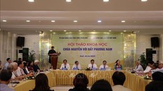 Quang cảnh Hội thảo khoa học “Chúa Nguyễn với đất Phương Nam”. 