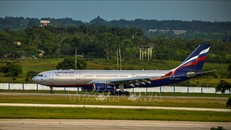 Máy bay của hãng hàng không Nga Aeroflot. Ảnh tư liệu: AFP/TTXVN