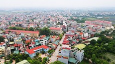 Diện mạo nông thôn mới khang trang của xã Tân Lập (huyện Đan Phượng). Ảnh: Quang Thái