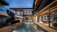 Công trình biệt thự hiện đại sử dụng cửa nhôm có cầu cách nhiệt.