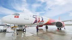 Airbus và Vietjet bàn giao máy bay mới mang hình ảnh kỷ niệm 50 năm quan hệ ngoại giao Việt Nam - Pháp