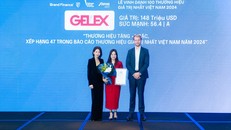 Năm thứ 2 liên tiếp, GELEX trong Top 100 thương hiệu giá trị nhất Việt Nam