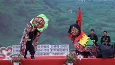 Múa sư tử mèo - trò diễn độc đáo của người dân xứ Lạng