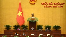 Quốc hội thảo luận ở hội trường về 8 dự án luật