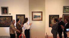 Tranh của vua Hàm Nghi lần đầu tiên được trưng bày tại Bảo tàng Mỹ thuật Việt Nam