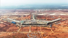 Đại công trường sân bay Long Thành thi công xuyên Tết. 