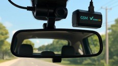 Hệ thống camera được tích hợp đặt phía trên gương chiếu hậu trong xe