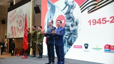 Phó Thủ tướng Trần Hồng Hà dự Tiệc chiêu đãi nhân kỷ niệm 80 năm Ngày Chiến thắng trong chiến tranh vệ quốc vĩ đại. Ảnh: baochinhphu.vn