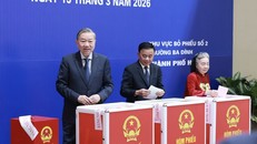 Tổng Bí thư Tô Lâm thực hiện quyền và nghĩa vụ công dân - Ảnh: VGP